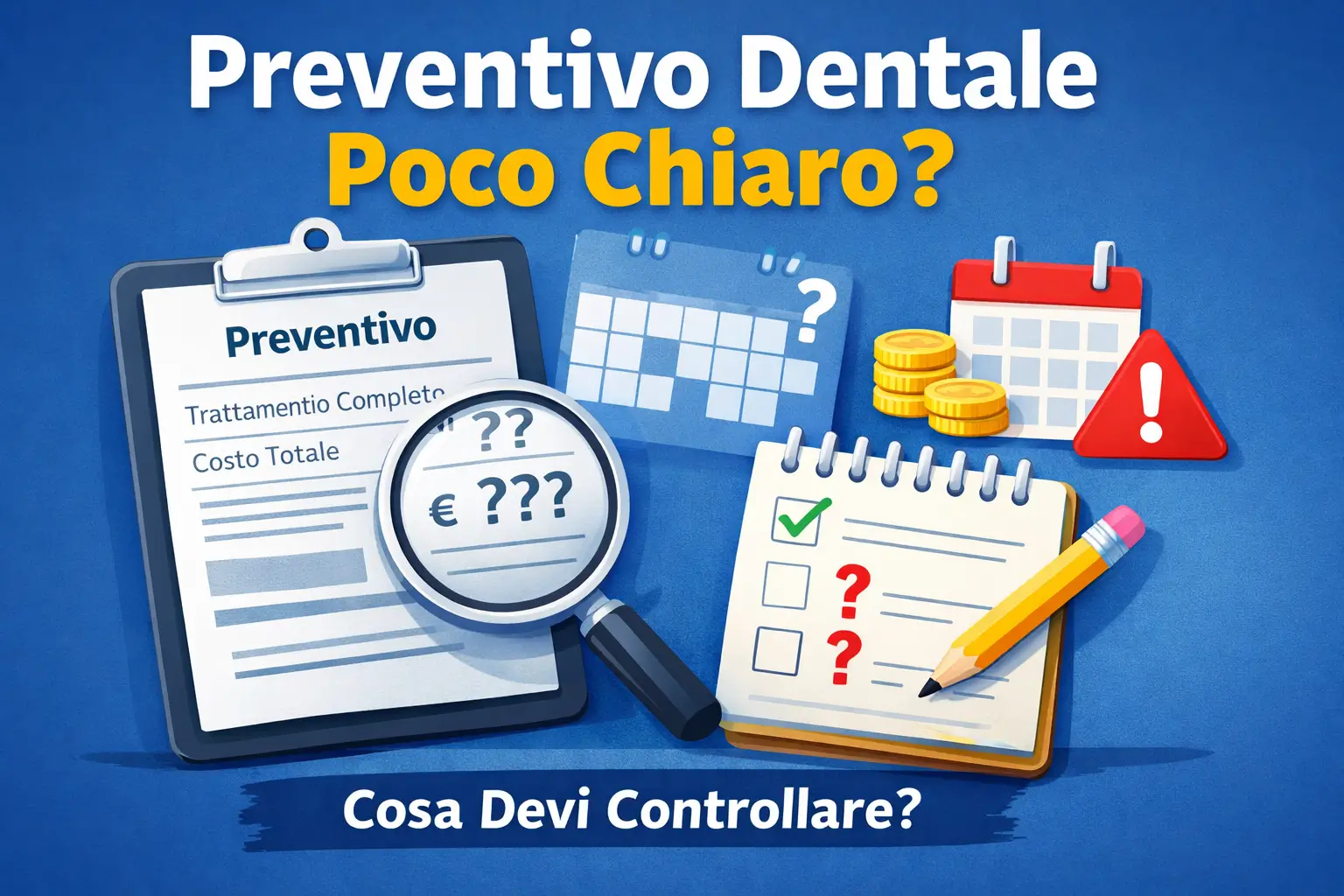 Preventivo Dentale Poco Chiaro? Come Capire Se Puoi Davvero Decidere con Serenità