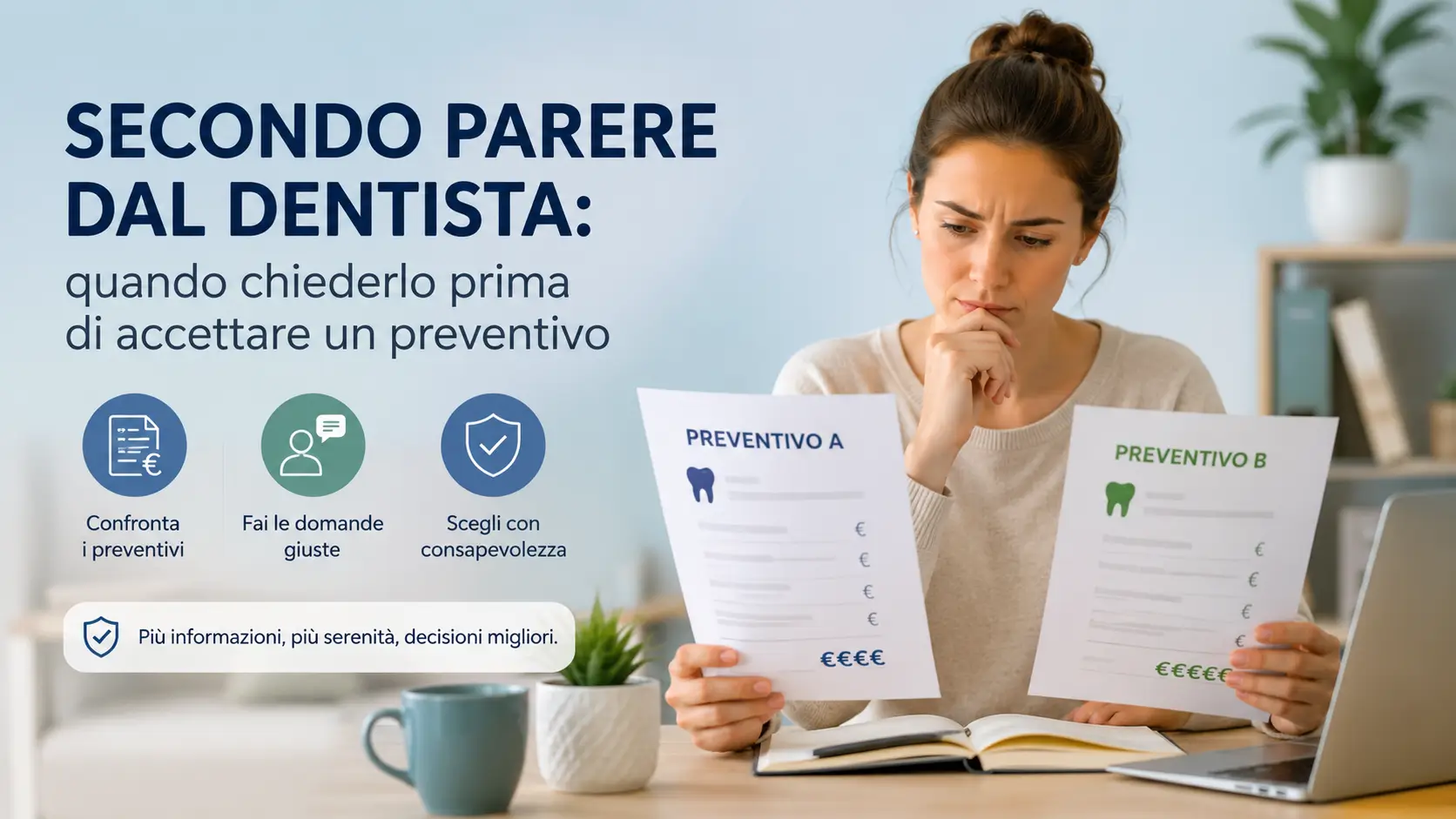 Secondo parere dal dentista: quando chiederlo prima di accettare un preventivo