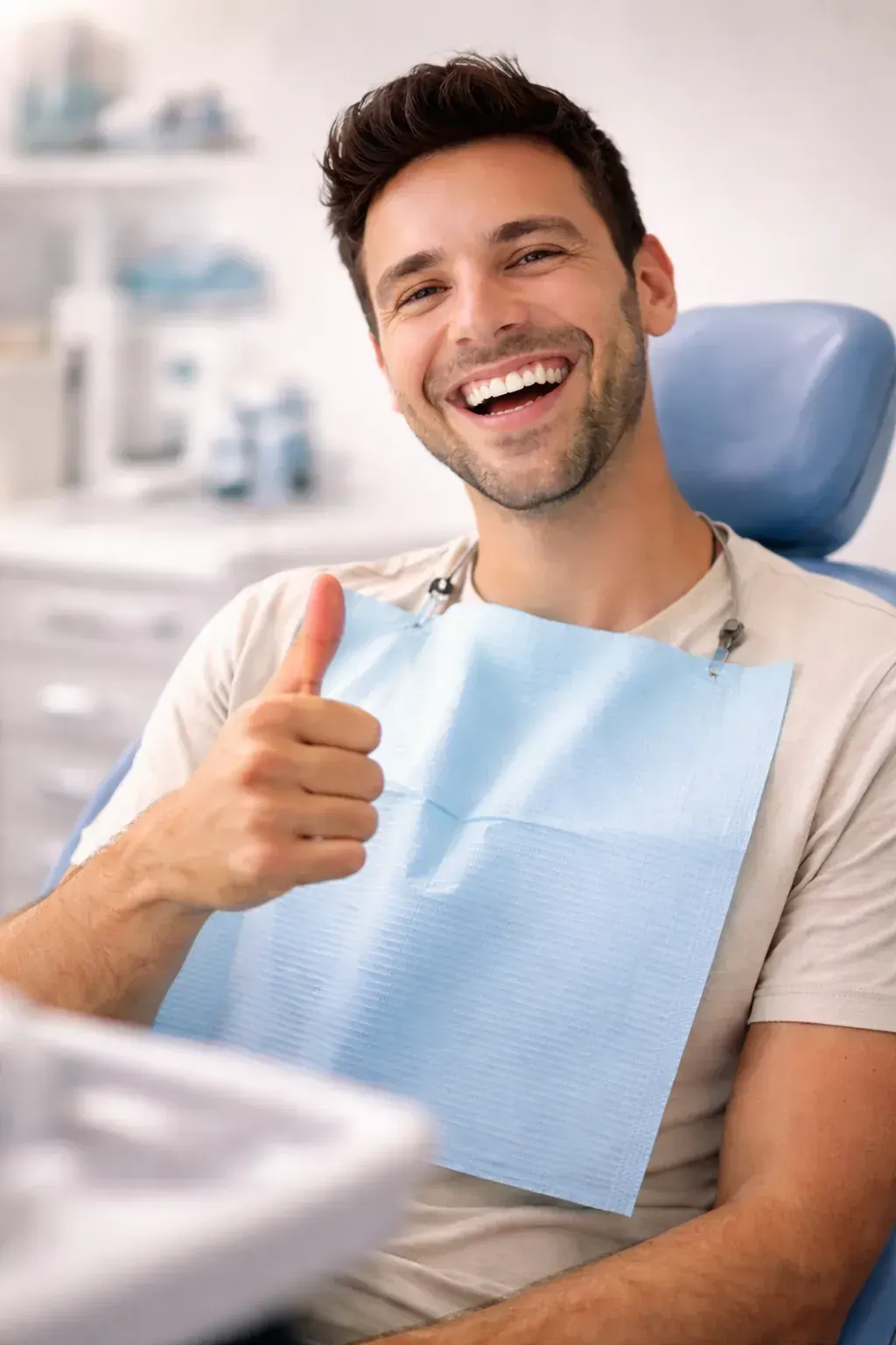 Risultato di un trattamento odontoiatrico estetico completato